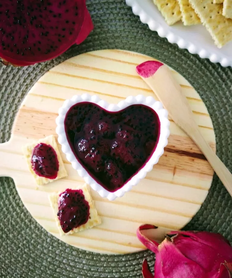 Receita de Geleia de pitaya