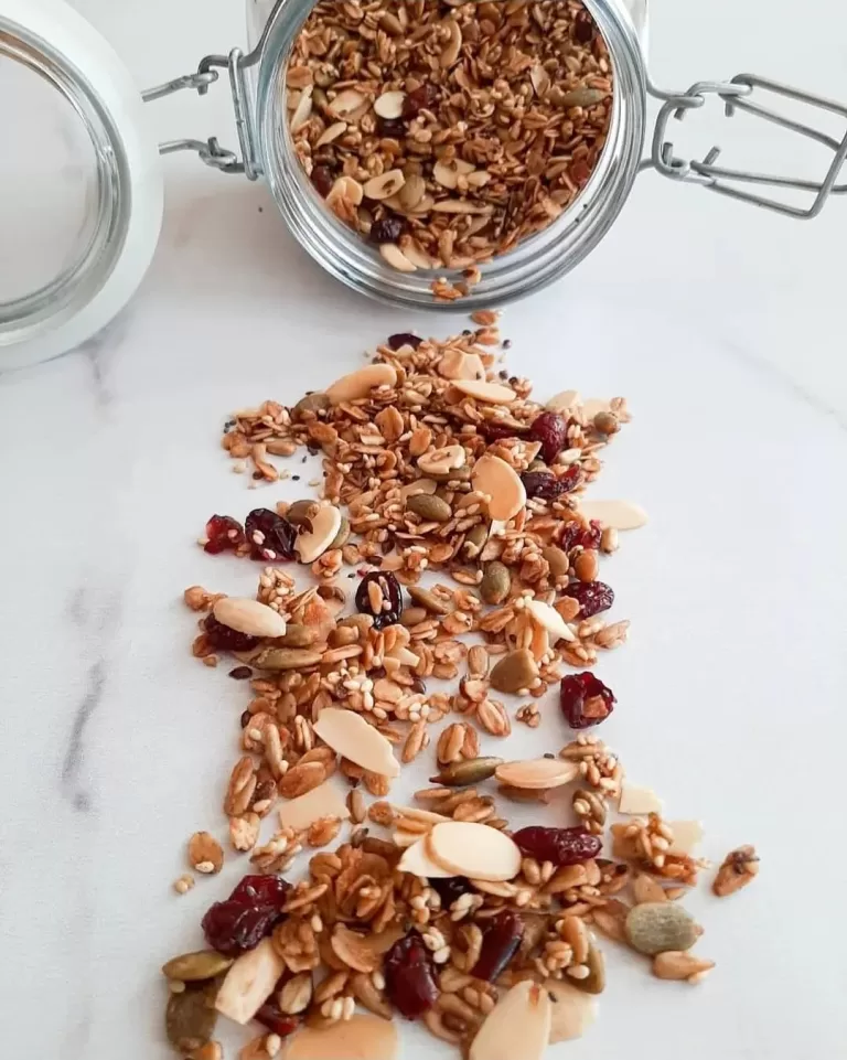 Receita de Granola com amêndoas