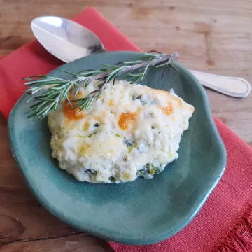 Gratinado de espinafre cremoso