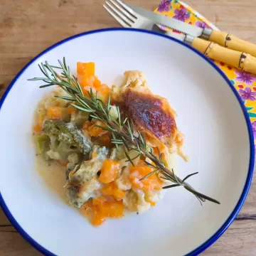 Gratinado de legumes light