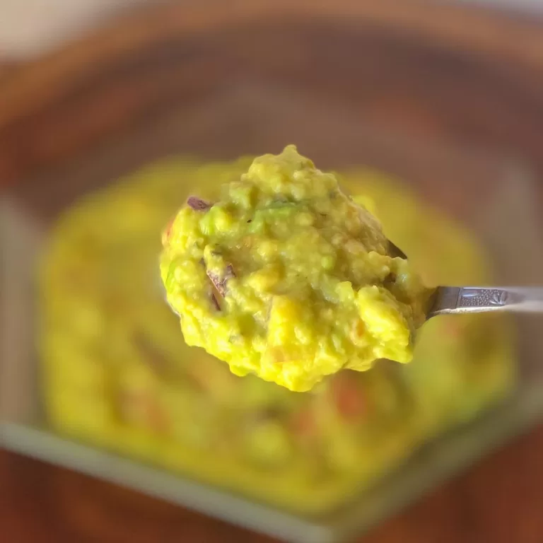 Receita de Guacamole com curry