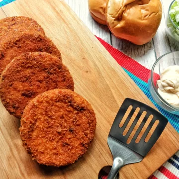 Hambúrguer de frango