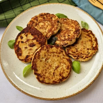 Hambúrguer de frango fit com aveia