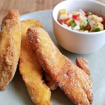 Iscas de frango crocantes