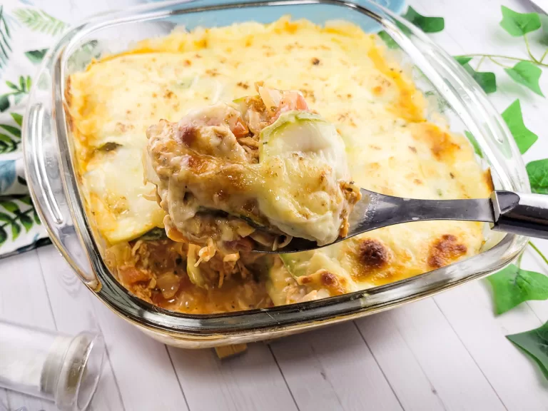 Receita de Lasanha de abobrinha com frango