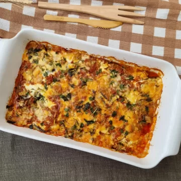 Lasanha de berinjela low carb