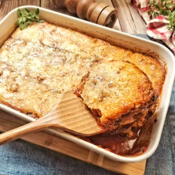 Lasanha de berinjela vegetariana