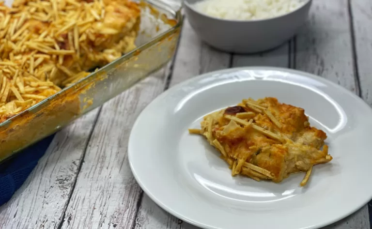 Receita de Lasanha de frango com creme de milho