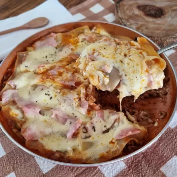 Lasanha de frigideira