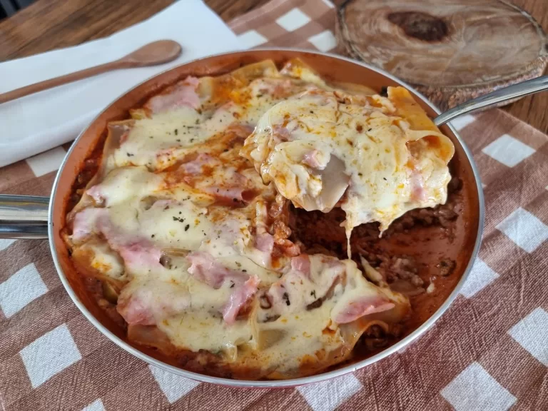 Receita de Lasanha de frigideira
