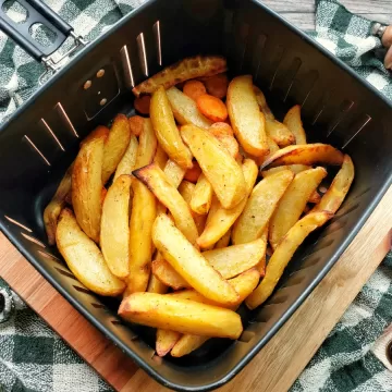 Legumes crocantes na airfryer
