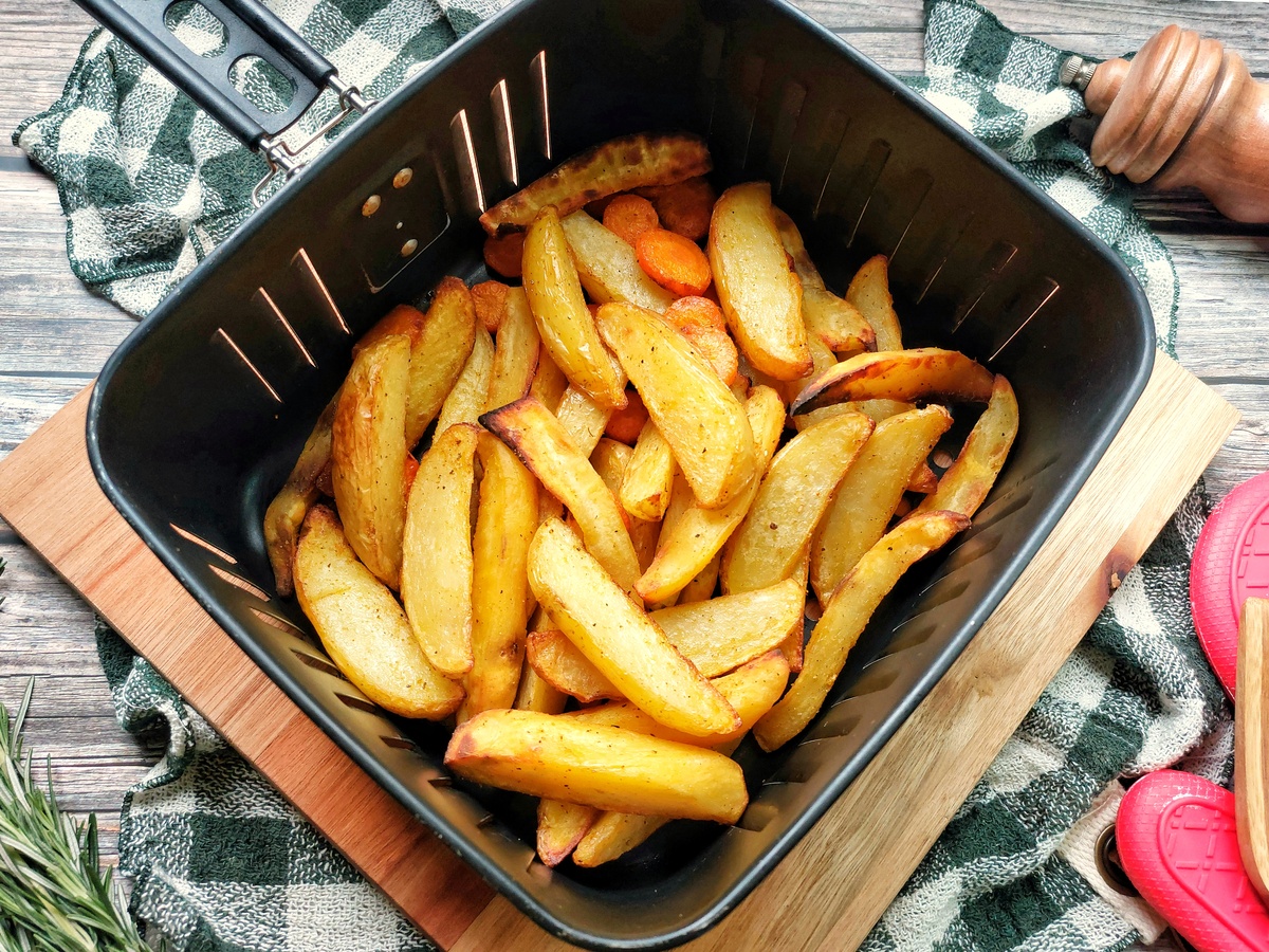 Legumes crocantes na airfryer