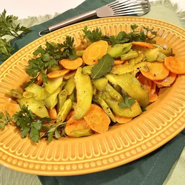 Legumes salteados