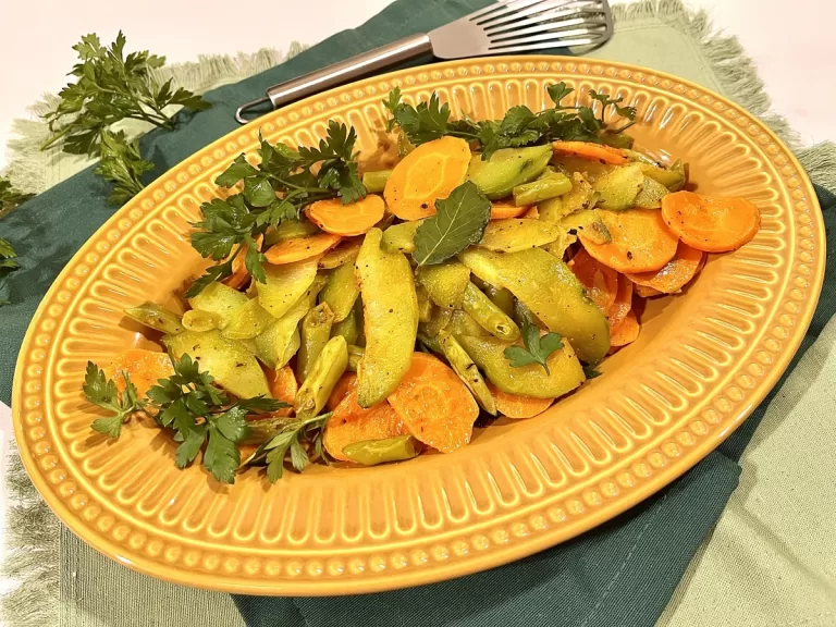 Receita de Legumes salteados