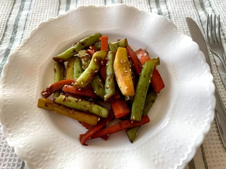 Receita de Legumes salteados no shoyu