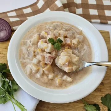 Leite de tigre com peixe