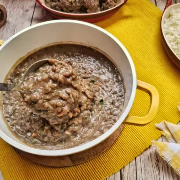 Lentilha com bacon