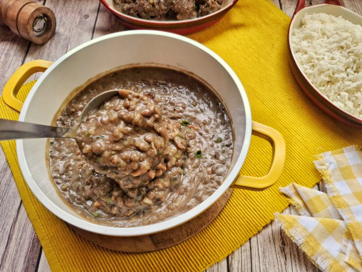 Lentilha com bacon