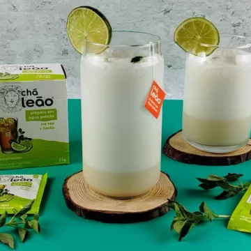 Limonada suíça com Iced Tea Limão