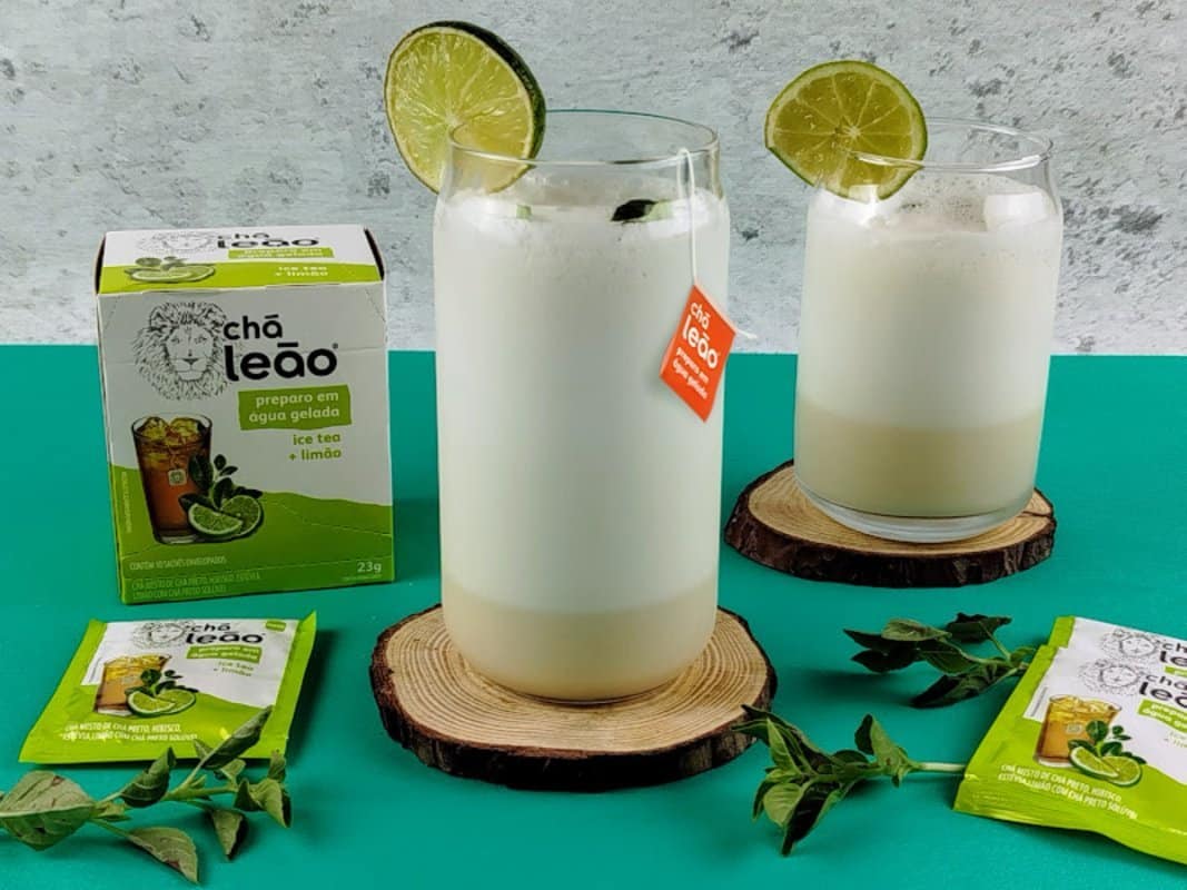 Limonada suíça com Iced Tea Limão
