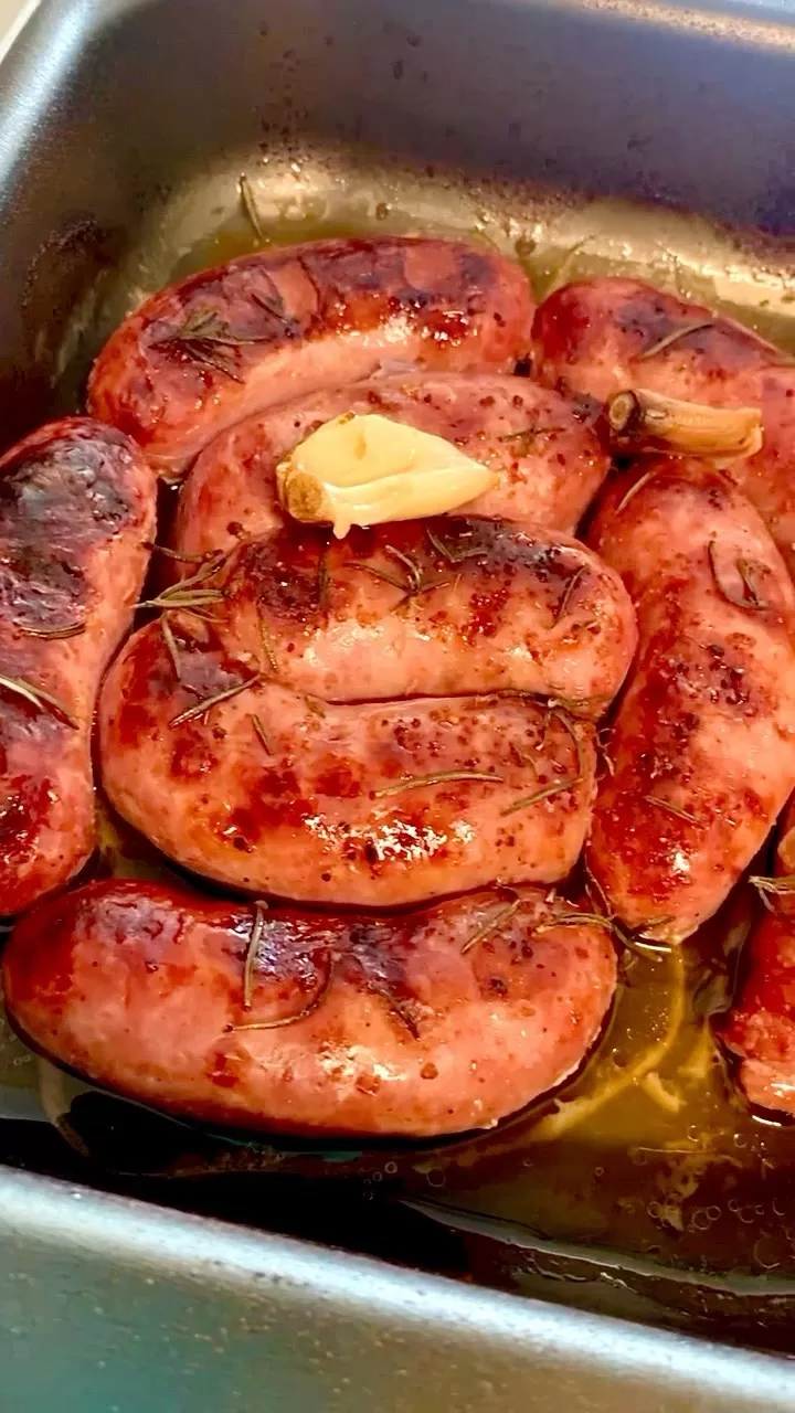 Receita de Linguiça de churrasco assada
