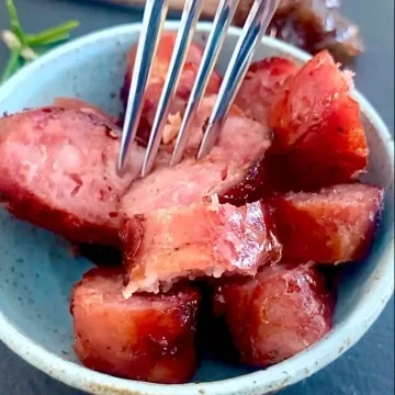 Linguiça de churrasco no forno