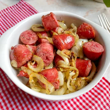 Linguiça toscana na air fryer