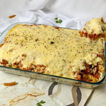Macarrão de forno cremoso