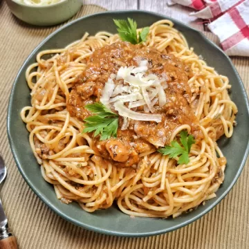 Macarrão de sardinha