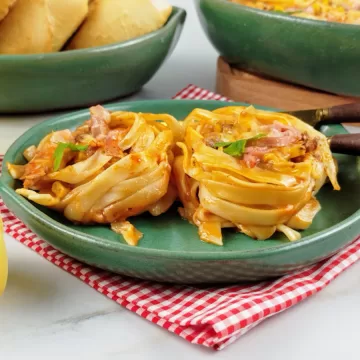 Macarrão ninho de forno