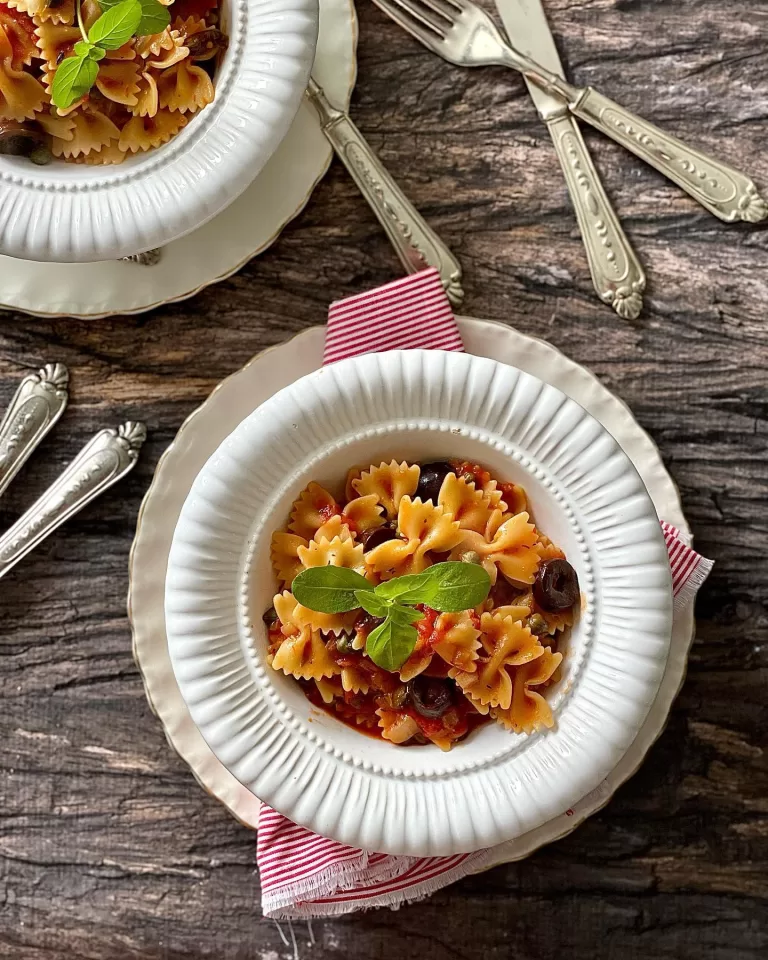 Receita de Macarrão putanesca