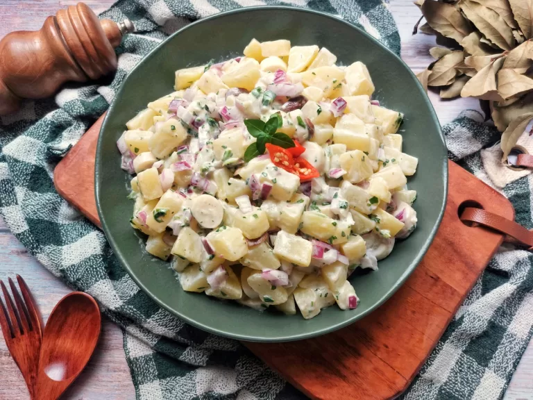 Receita de Maionese de batata com palmito