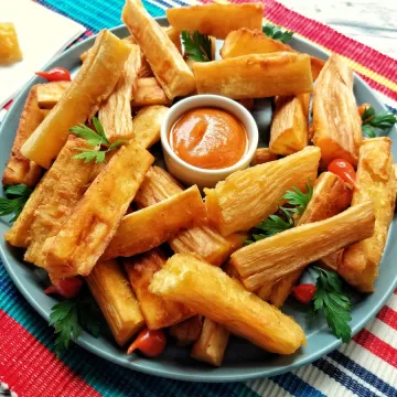 Mandioca frita