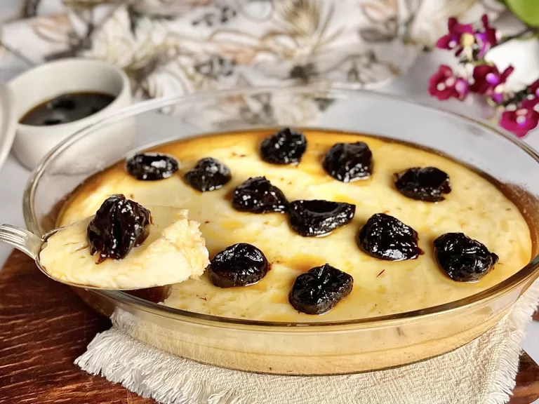 Receita de Manjar de coco na travessa