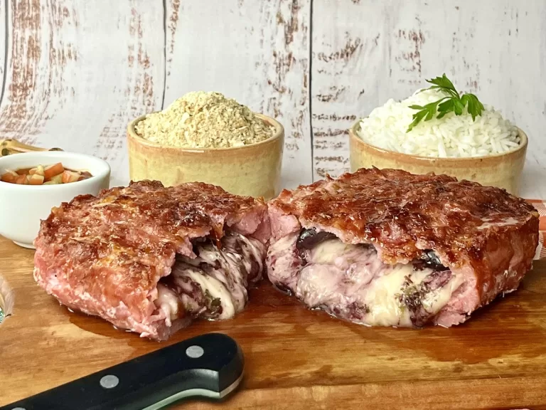 Receita de Manta de linguiça recheada com queijo