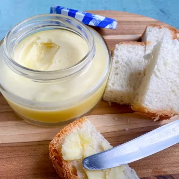 Manteiga ghee caseira