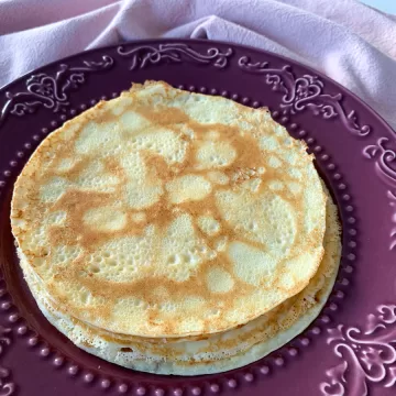 Massa de crepe de frigideira fácil