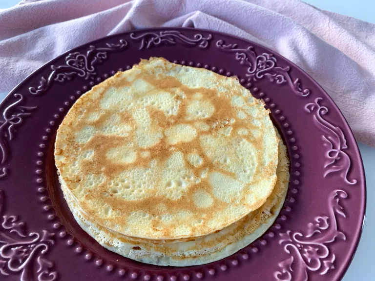 Receita de Massa de crepe de frigideira fácil