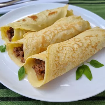 Massa de panqueca simples