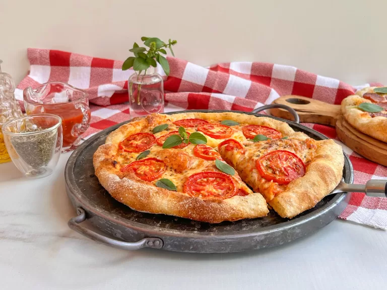 Receita de Massa de pizza de fermentação natural