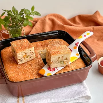 Massa de torta de frango de liquidificador
