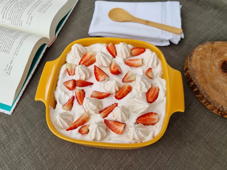 Receita de Merengue de morango