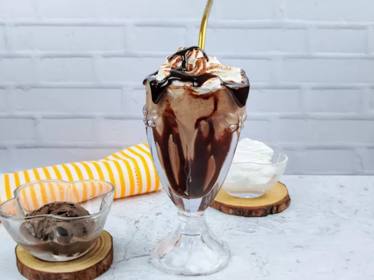 Receita de Milk shake de chocolate belga