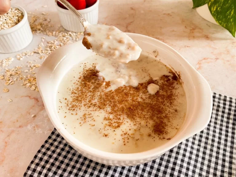 Receita de Mingau de aveia com leite em pó