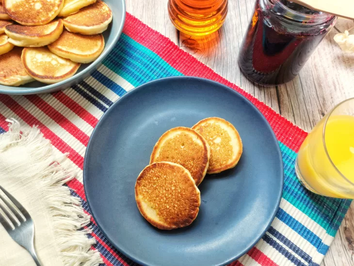 Receita de Mini panquecas