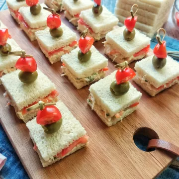 Minissanduíche de frango