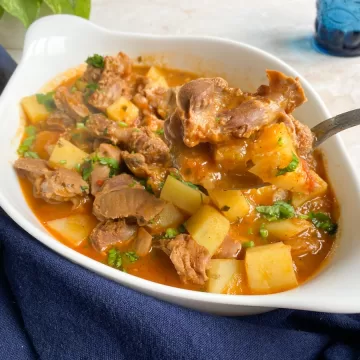 Moela com batata