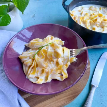 Molho alfredo com cream cheese