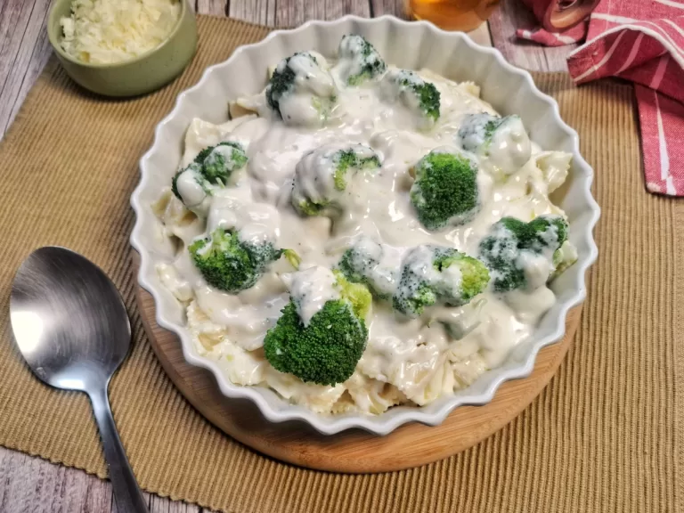 Receita de Molho branco com brócolis
