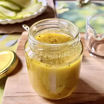 Molho de mostarda para salada